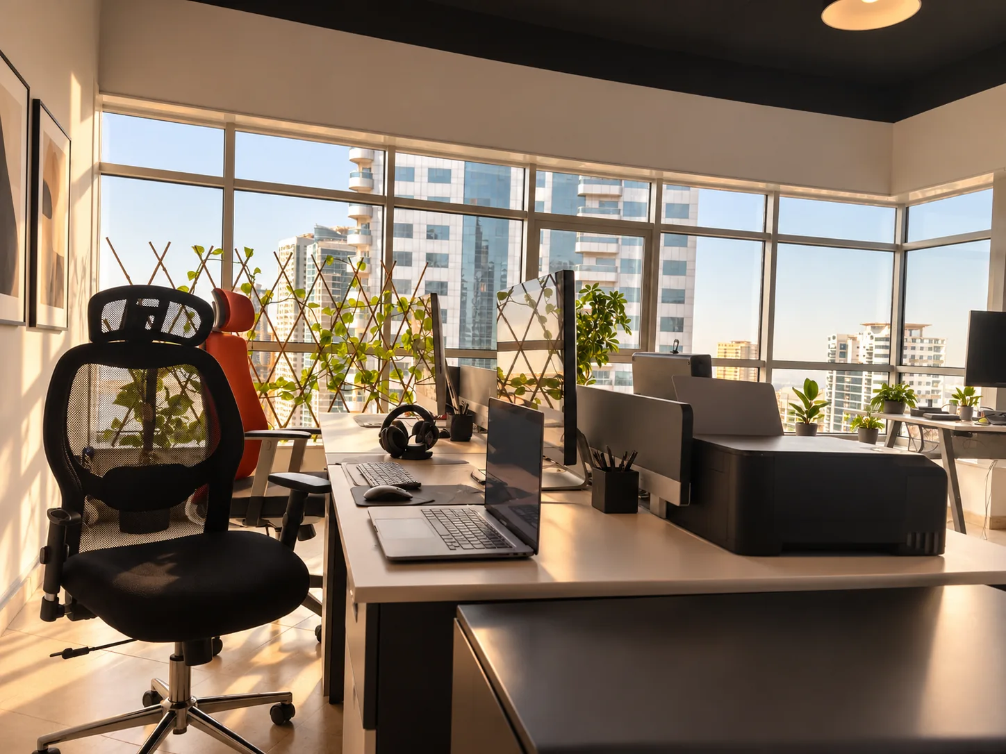 adGrains UAE office workspace photograph selected for the website
